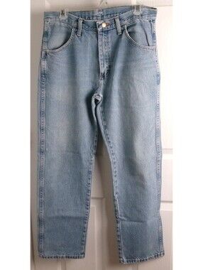 Rustler Jeans Mens 32x30 Light Wash 90s Style Regular Fit Straight Leg